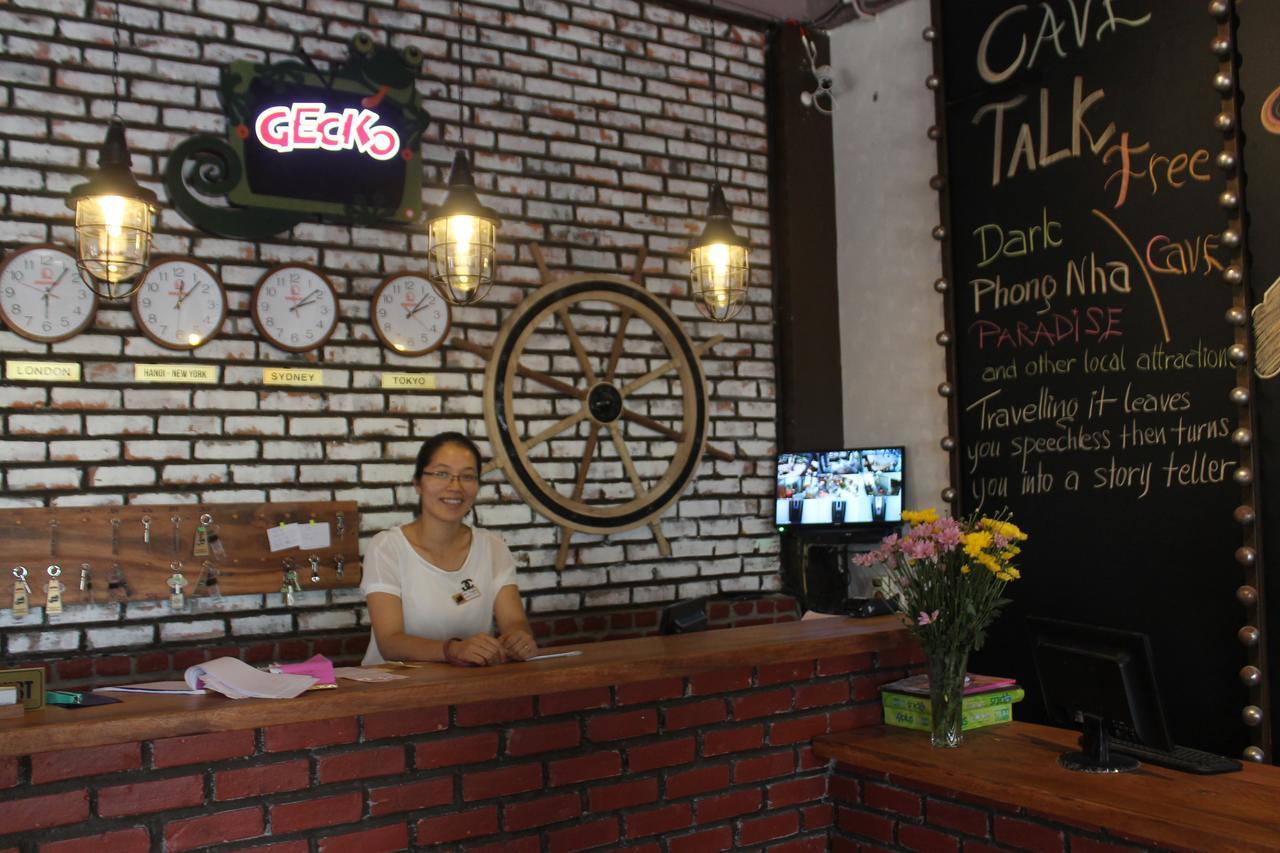 Phong Nha Gecko Hostel Донгхой Экстерьер фото